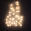 Karácsonyi LED ablakdekoráció - Gyertya