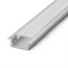 LED aluminium profil takaró búra opál 1000 mm