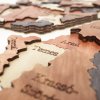 Fából készült, térhatású, Történelmi Magyarország térkép