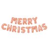 3D Karácsonyi &amp;amp;amp;#34;Merry Christmas&amp;amp;amp;#34; lufi - rozéarany