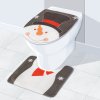 Karácsonyi WC ülőke, hóember