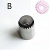 Habcsók készítő cső - B méret: 4x4,4x3 cm
