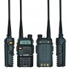 Baofeng UV-5R walkie-talkie fekete