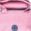 Póráz táskával rózsaszín