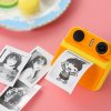 Gyerekkamera+nyomtató sárga
