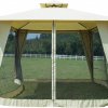 Kerti Pavilon 3,5 x 3,5 m - Pavilon kerti sátor, party sátor, rendezvény sátor szúnyoghálóval