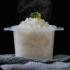 Kompakt rizsfőző és gőzölő ételhordó