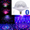 Bluetooth-os E27-es LED UFO party lámpa