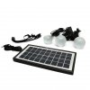 Többfunkciós SOLAR rádió, ventilátorral, lámpa funkcióval, USB kimenettel és lámpákkal