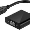 USB 3.0 / VGA video adapter, fekete