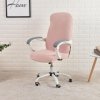 Vízálló irodai székhuzat, rugalmas huzat forgószékhez rózsaszín