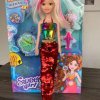 Flitteres Sellő Barbie kiegészítőkkel