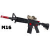 M16 Nerf Gépfegyver-szivacs-és zselégyöngy tölténnyel