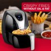 Air Fryer Alpina digitális hőlégkeveréses légsütő/fritőz kijelzővel, 2,8 Liter 1300 W