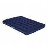 Felfújható matrac - egyszemélyes, velúr - kék - 191 x 137 x 22 cm