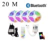 BLUETOOTH RGB LED szalag szett, távirányítóval, 20 m