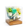 Műnövény dekoráció - rózsa - 11 x 11 x 14 cm