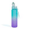 Sport kulacs - 750 ml - opálos - kék-lila színátmenetes