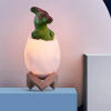 LED izzós, dinoszauruszos éjjeli lámpa