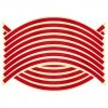 16 db Tuning felni csík piros