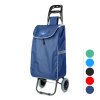 Kerekes húzható bevásárlótáska - 100 x 36 x 25 cm - poliészter - max 30 kg