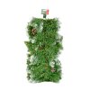 Fenyő girland - zöld, havas - 200 cm - PVC