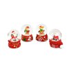 Karácsonyi hógömb - 4 féle - 12 db / display