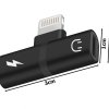 2 az 1-ben Lightning adapter