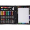 Művész készlet, fekete tárolóban, 168 darabos(Csomagolássérült)