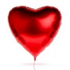 Óriás lufi - piros szív - fólia - 79 cm