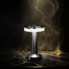 Asztali lámpa - ezüst színű - állítható színhőm, fényerő - akkumulátoros - USB