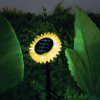 Szolár napraforgó - sárga - leszúrható / felakasztható - 13 x 6,5 x 35 cm