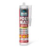 BISON Poly Max kristálytiszta tömítő, SM polymer ragasztó, 300g