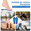 1 pár mágneses akupresszúr talpbetét - Ergonomikus ívtartó, puha, rugalmas