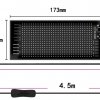 Többnyelvű Autó LED Matricás Pixel Panel (1 kijelző + 1kábel )