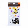 Halloween-i gél ablakmatrica szett - 15 x 25 cm - 3 féle