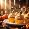 Muffin papír szett - pálcikákkal - 24 + 24 db