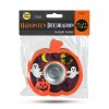 Halloween-i dekoráció - teamécses tartó - tök - MDF - 11 x 11 x 1,8 cm