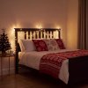 Fényfüzér - 20 m - melegfehér - 400 LED - 220-240V - 6W - átlátszó kábel