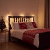 Fényfüzér - 5 m - melegfehér - 100 LED - 100-240V - 6W - zöld kábel