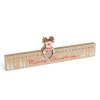 Adventi naptár - "Merry Christmas" rénszarvas - MDF - 40 x 11 cm