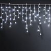 Fényfüzér függöny - 15 m - hidegfehér - 600 LED - 100-240V - 6W - átlátszó kábel