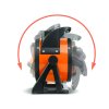 Műhely hősugárzó - PTC - 1000 / 2000W - narancs/fekete