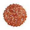Tányéralátét - bronz - fémes hatású - kör - PVC - 38 cm