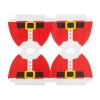 Karácsonyi papírszalvéta - Mikulás ruha formájú - 19 x 16,5 cm - 2 rétegű - 12 db / csomag