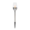 Home MX816 napelemes kerti lámpa, 12db-os display, műanyag, 1 db melegfehér LED, kültéri, beltéri