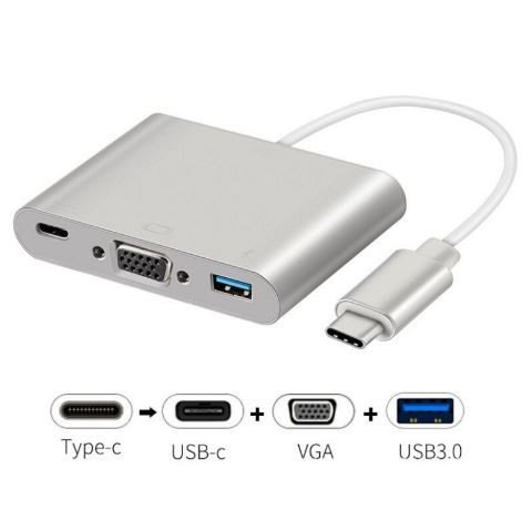 AlphaOne Type-C <> USB 3.0 ,USB C,VGA,