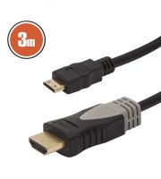 3 méteres Mini HDMI kábel