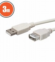 USB hosszabbító A aljzat - A dugó 3,0 m