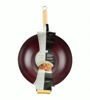 Iron line wok tapadásmentes bevonattal 32 cm piros